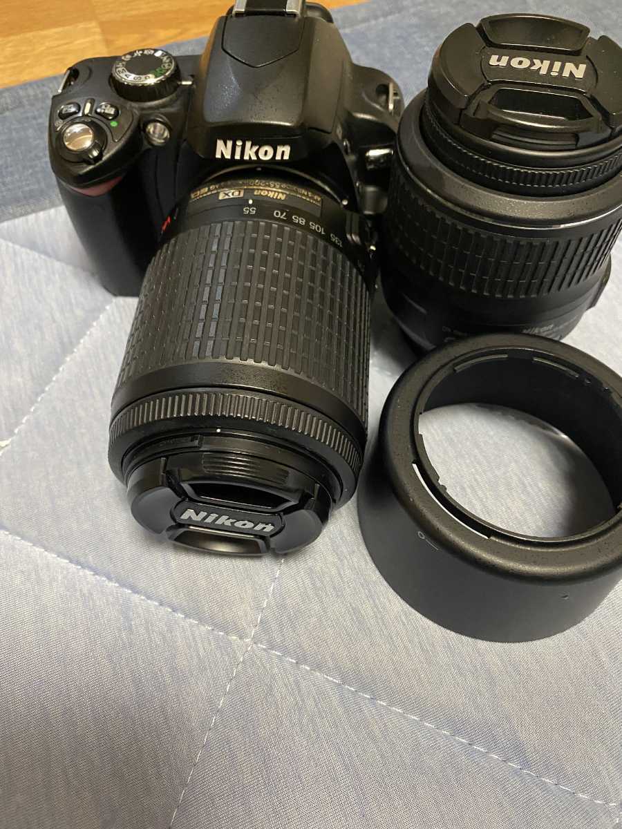 ✨初心者さんにもカンタン操作✨Nikon ニコン D60 一眼レフ ダブル