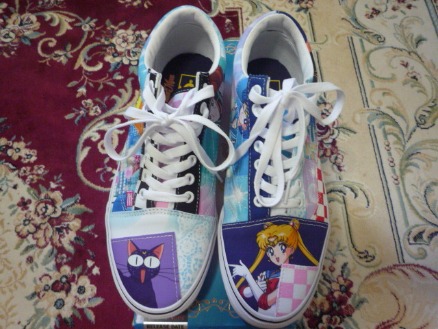  Pretty Guardian Sailor Moon Vans Old Skool Patchwork27.5cm_画像1