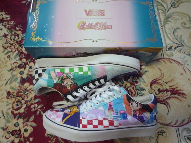  Pretty Guardian Sailor Moon Vans Old Skool Patchwork27.5cm_画像4