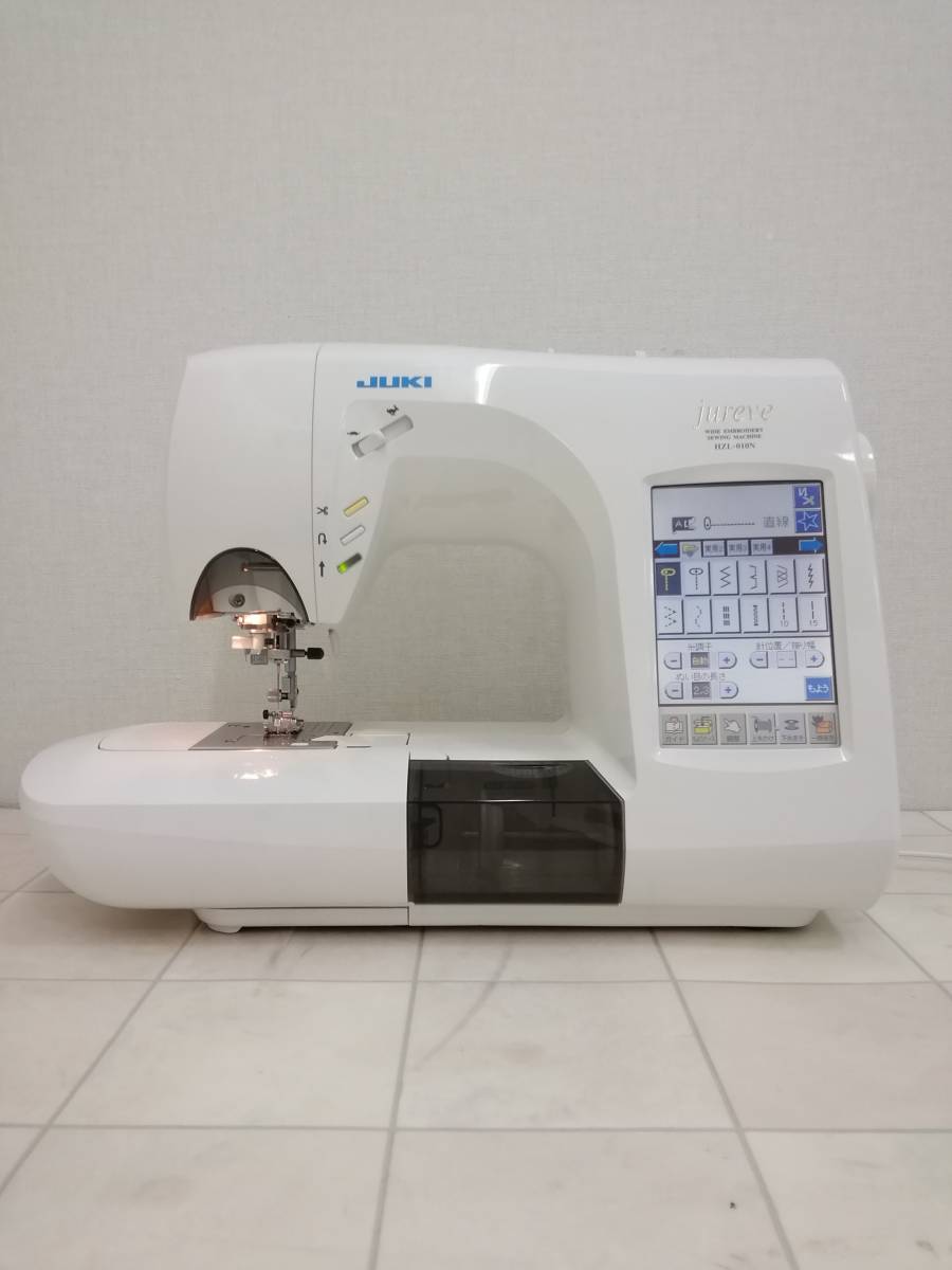 刺繍機付JUKI コンピュータミシン HZL-010N 通販