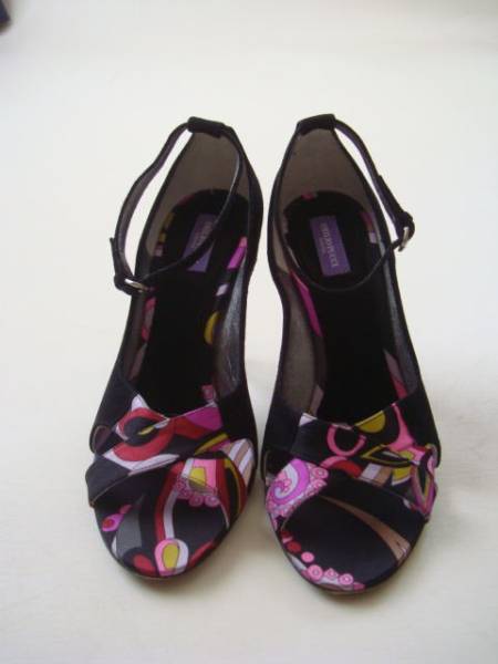 EMILIO PUCCI Italy made black high heel size37 pumps Emilio Pucci 