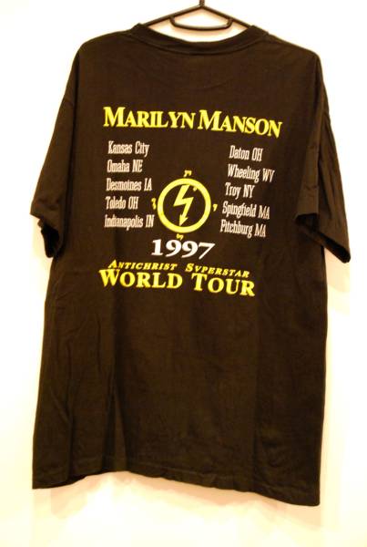 90s marilyn manson バンドtシャツ metallica slayer anthrax_画像2