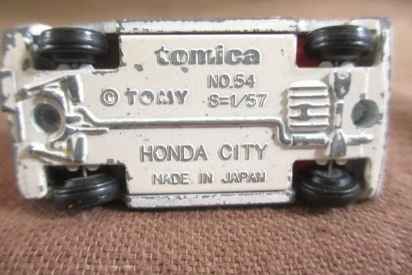 絶版 当時物 日本製 トミカ NO.54 ホンダ シティ ターボⅡ_画像3