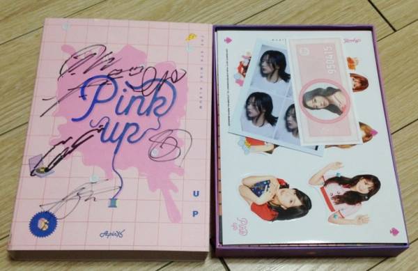 ◆APINK 6th mini album 『Pink Up』 A ver. 全員直筆サイン非売CD◆韓国_画像3