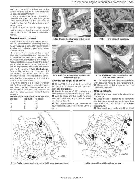 Renault( Renault ) clio 2005-2009 year English version maintenance manual 