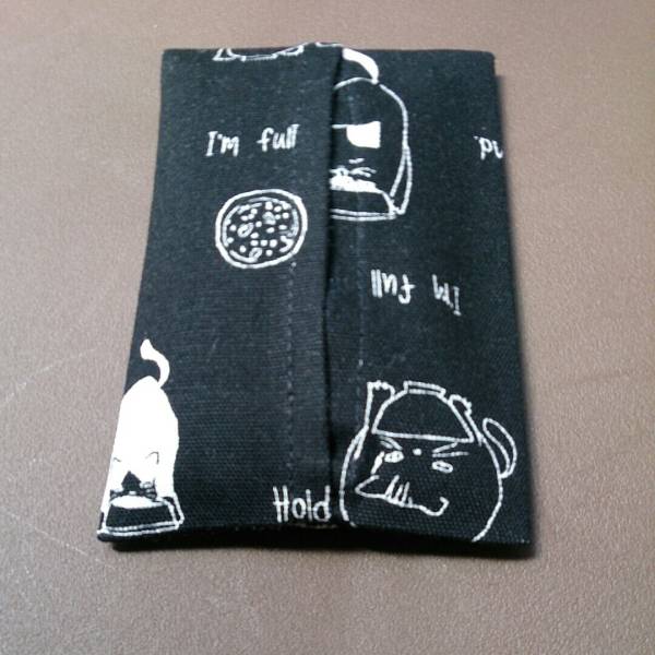 * hand made *No.65 pocket tissue case! small pocket tissue for cat meal middle .. Chan pattern 