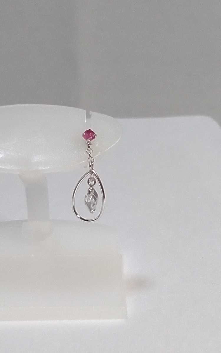 K14WG zircon & ruby earrings!