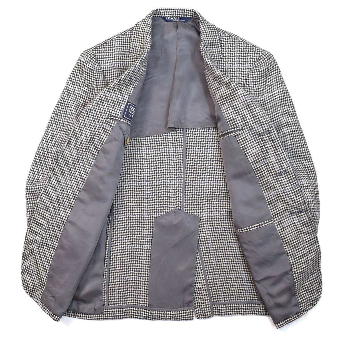 大量注文受付 美品 ポロラルフローレン ハウンドトゥース テーラードジャケット イタリア製 テーラードジャケット