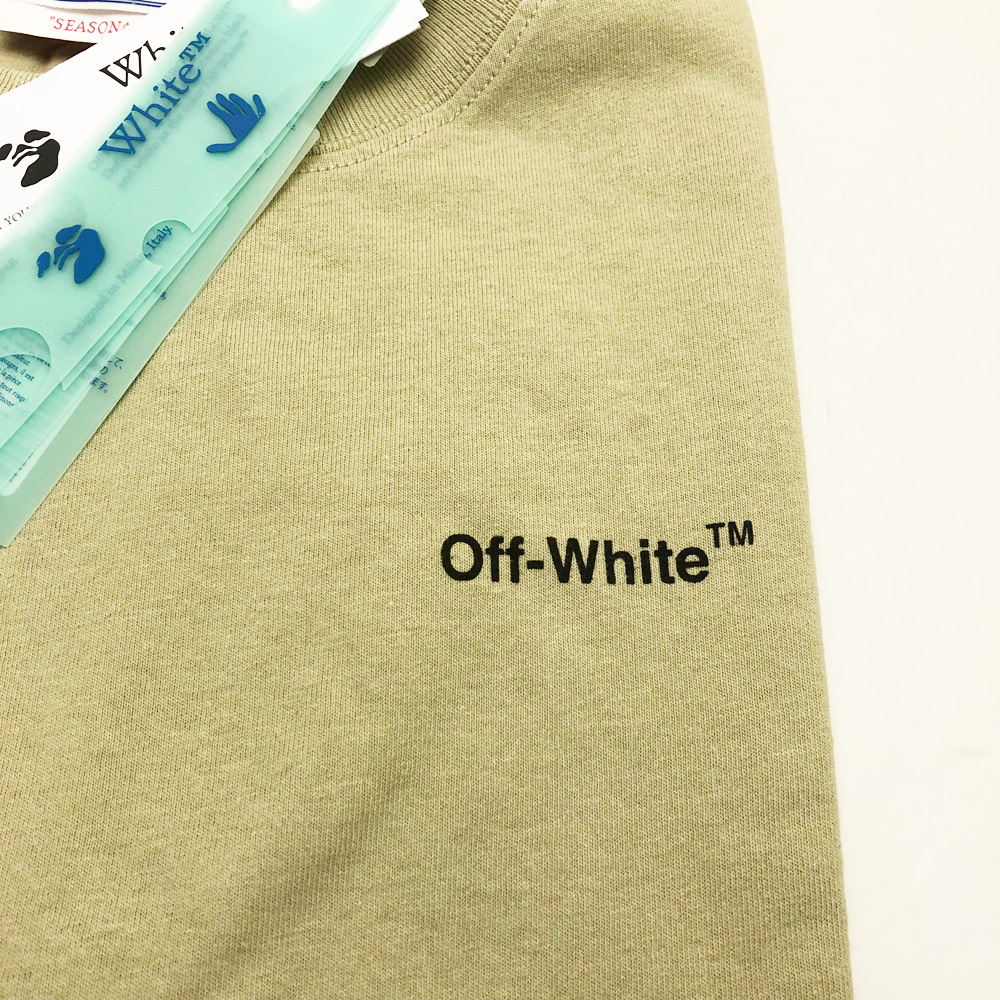 新品 Off-White オフホワイト 半袖Ｔシャツ 51710 D/サンド Ｍサイズ_画像4