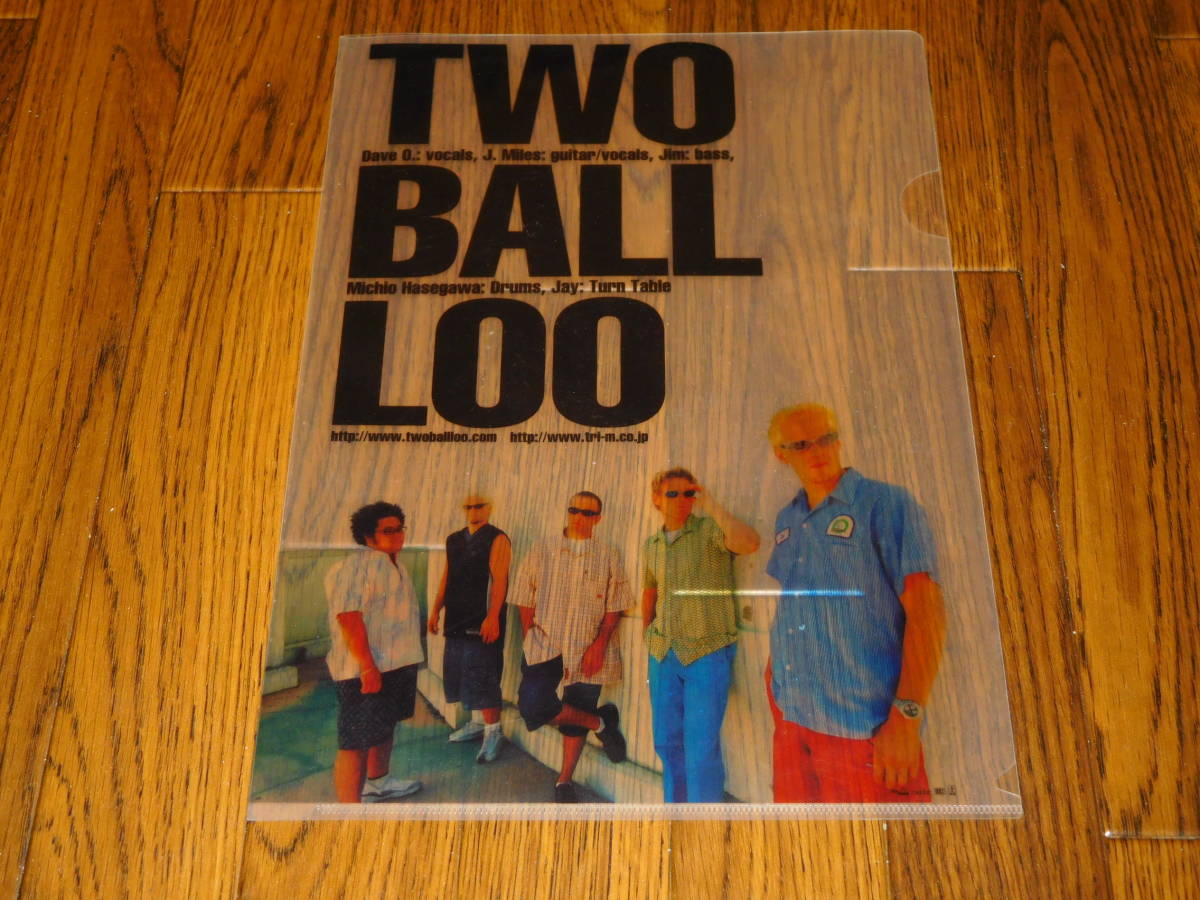 TWO BALL LOO 非売品クリアファイル！_画像1
