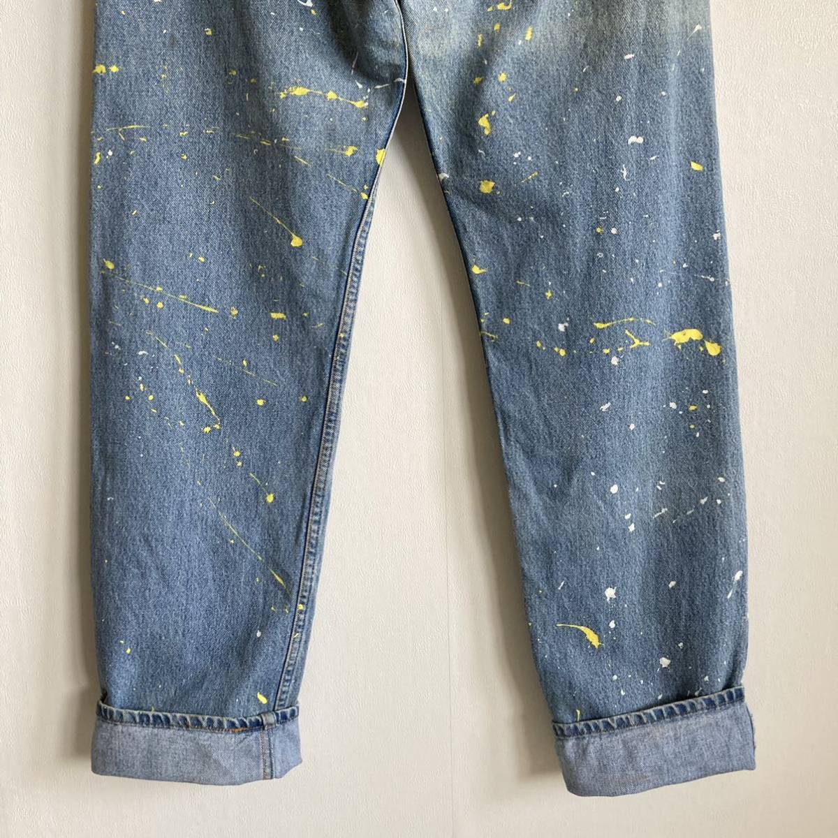 90's Levi's 501 リーバイス ペンキ デニムパンツ ジーンズ - Size 34_画像5