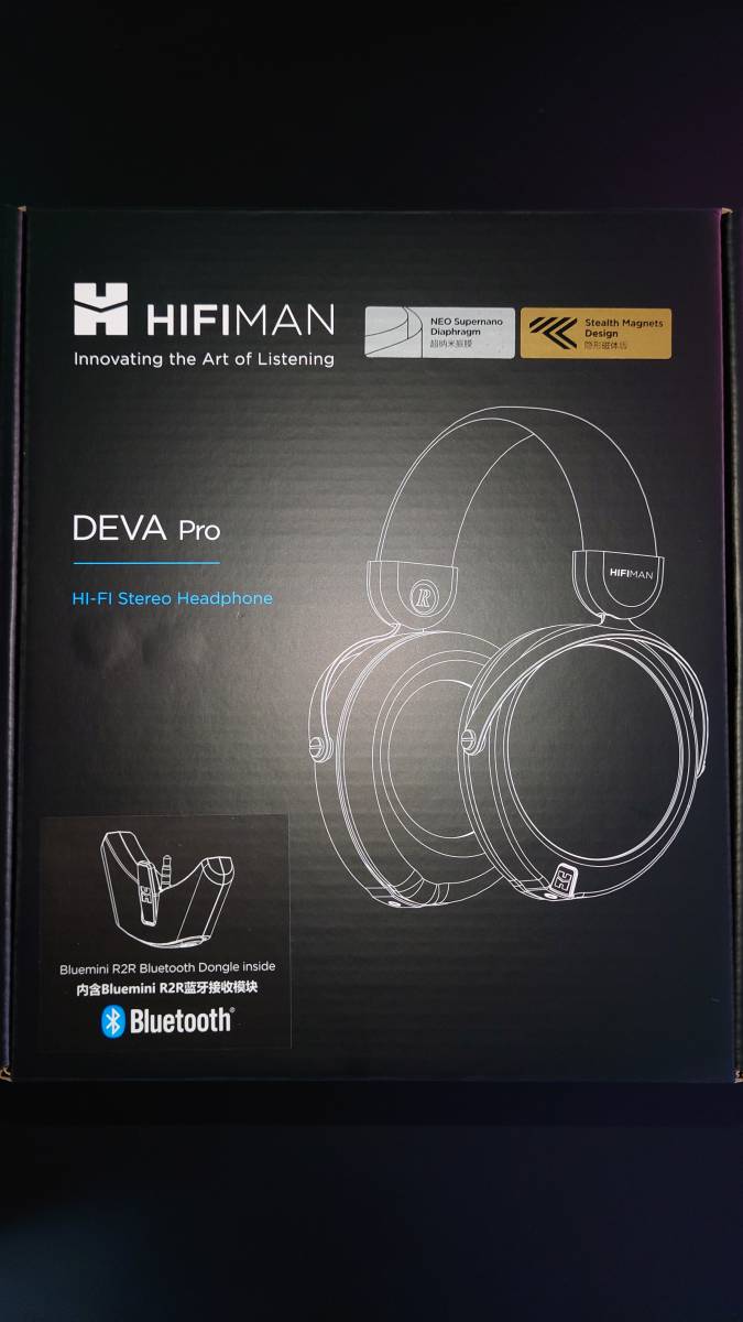 ☆新品未開封☆HIFIMAN ハイファイマン DEVA Pro Bluetooth機能付き平面磁界駆動開放型ヘッドホン 