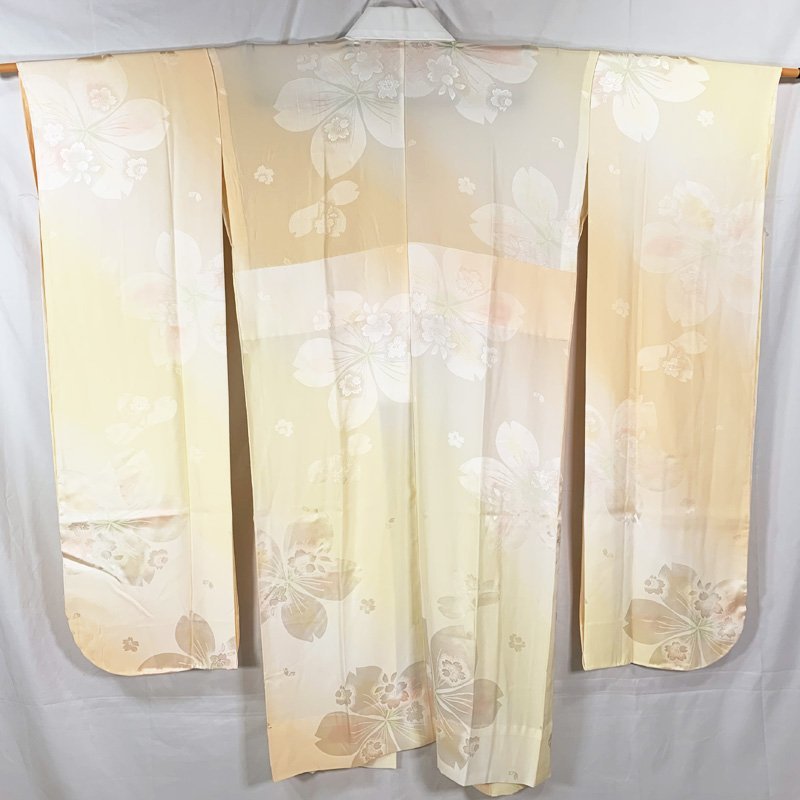 ★振袖用長襦袢 正絹/裄64.5袖丈109/★美品 205u2_画像2