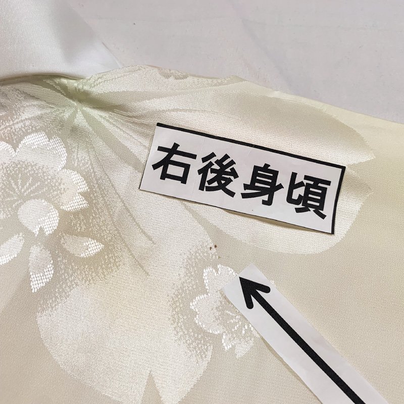 ★振袖用長襦袢 正絹/裄64.5袖丈109/★美品 205u2_画像6