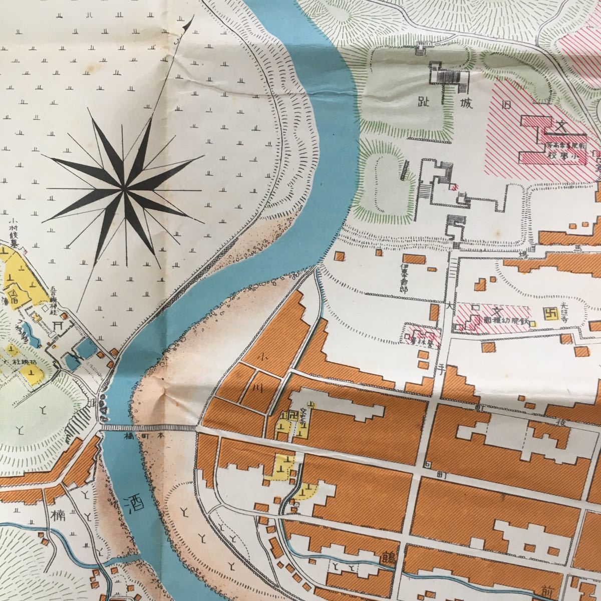 古い地図 宮崎県南那珂郡飫肥町 昭和2年5月調査 戦前 古地図 7