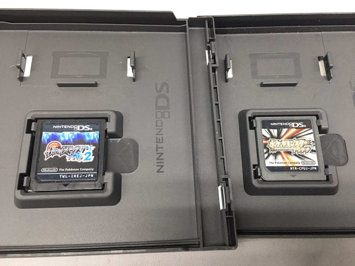 SU■ジャンク品■ Nintendo DS まとめ売り 本体 DSiLL×3点 DS Lite×1点 専用ケース ソフト×22点 まとめて セット ゲーム 任天堂 中古品_画像7