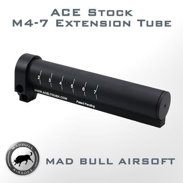 【新品☆即納】MADBULL ACE M4-7 エクステンション・チューブ 【品番：A01-004】