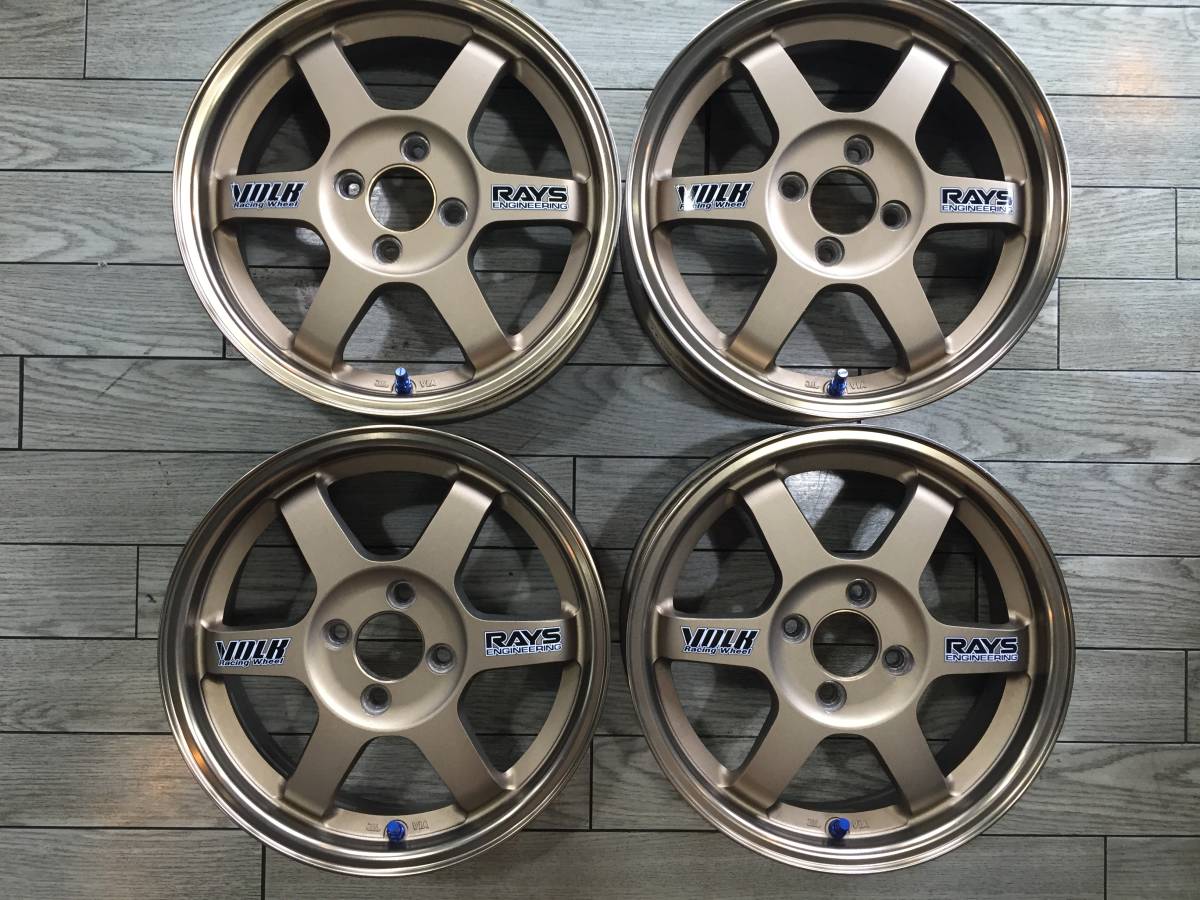 美品 RAYS VOLK レイズ ボルク TE37 15インチ PCD100 | www.jarussi.com.br