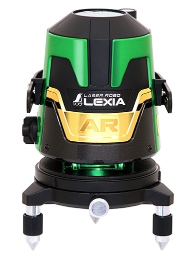 シンワ レーザー墨出し器 70860 レーザーロボ LEXIA 01AR グリーン 横