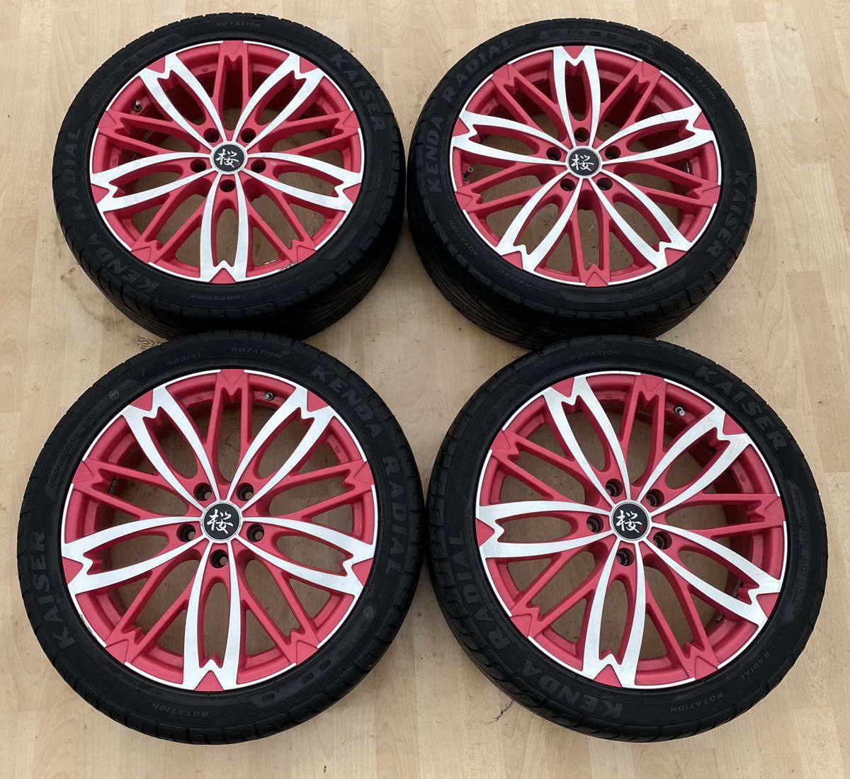 Yahoo!オークション - 和道 桜ホイール 満開 18インチ7.0J 5H Yahoo!オークション - 和道 桜ホイール 満開 18インチ7.0J 5H