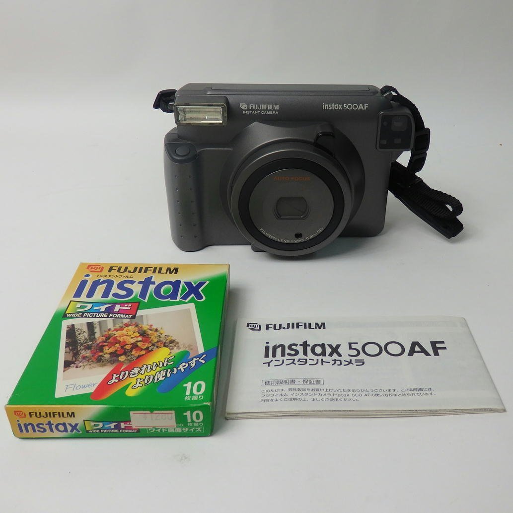 オシャレ 人気商品 ジャンク FUJIFILM インスタントカメラ instax500AF