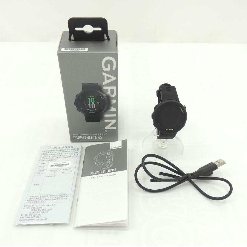 1 иен [ прекрасный товар ]GARMIN Garmin / оптика тип пульсомер установка GPS бег часы /FOREATHLETE45/77