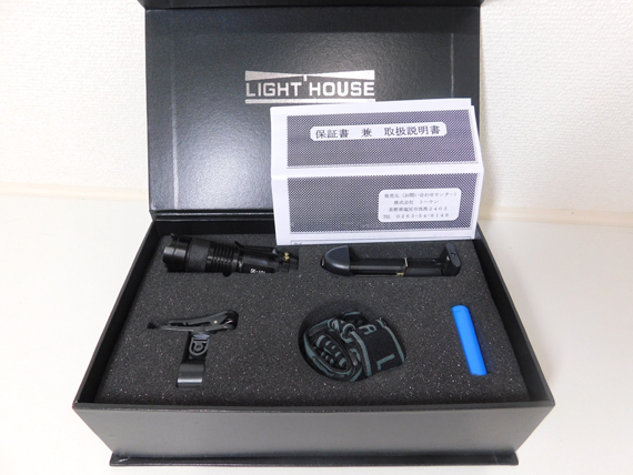 ◇LIGHT HOUSE/ライトハウス SK-101 HIGH PERFORMANCE LEDライト◇懐中電灯/ハンディライト/ヘッドライト_画像1