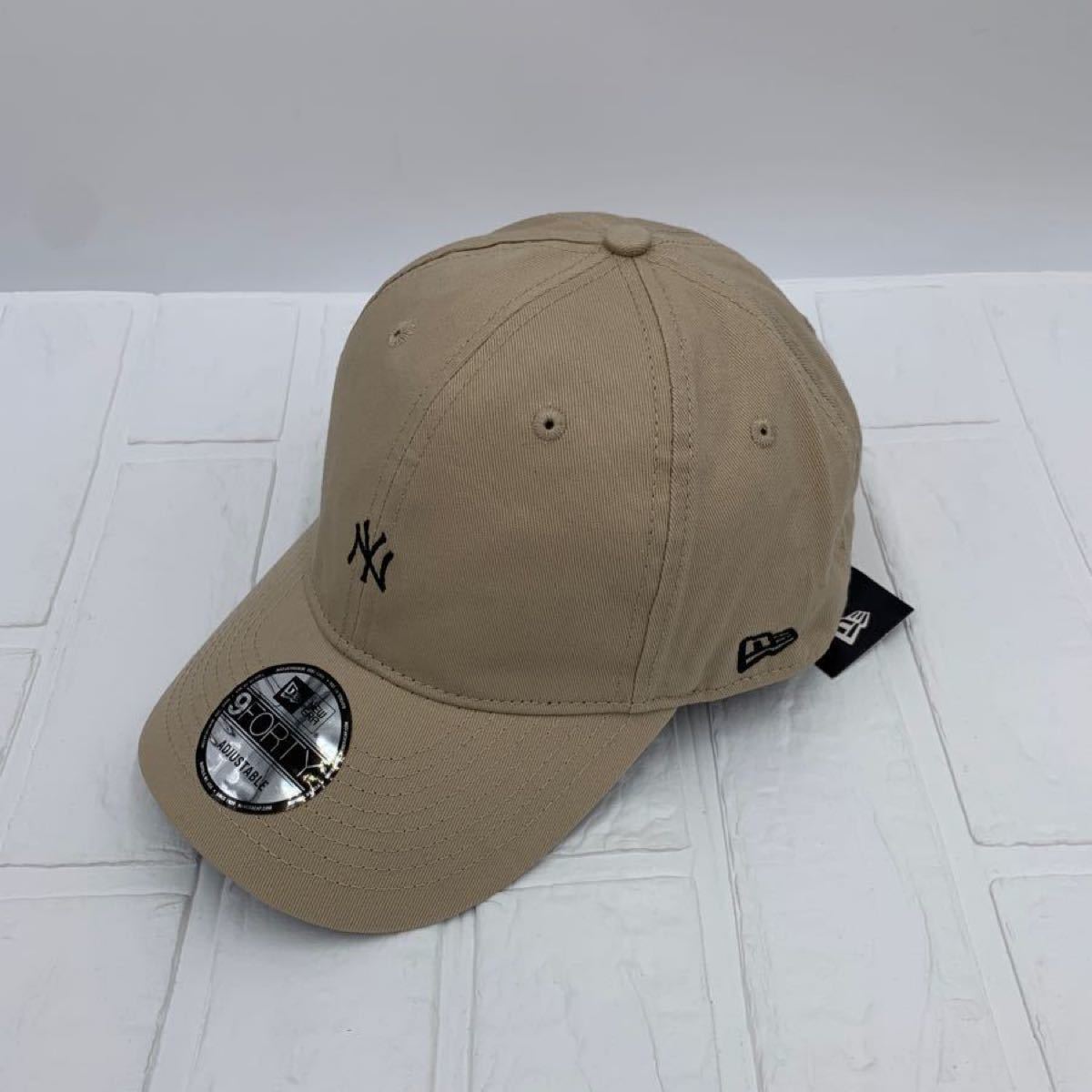 NEW ERA ニューエラ NY キャップ  ベージュ