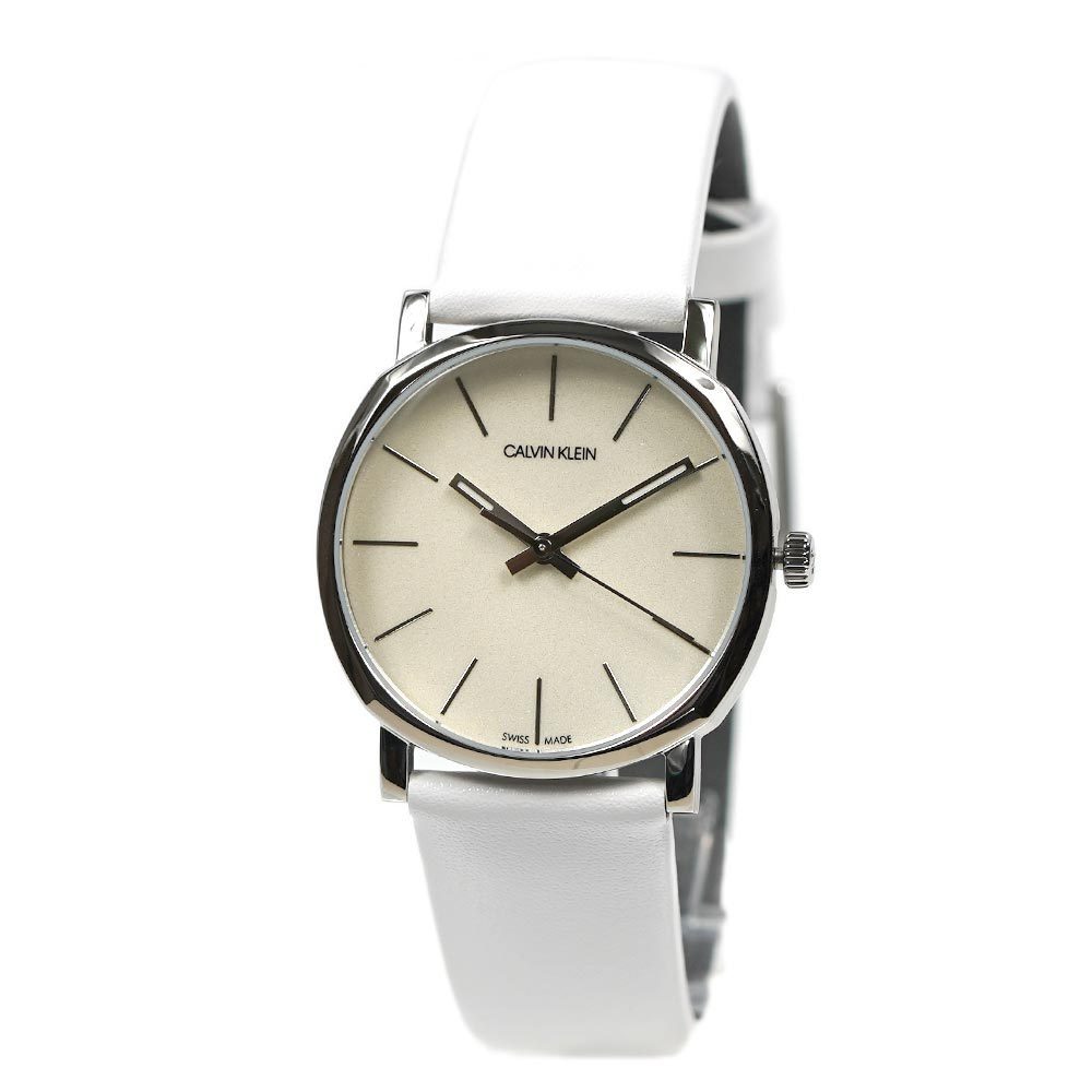 カルバンクライン 腕時計 レディース cK Calvin Klein ポッシュ アイボリー×ホワイト K8Q331L2