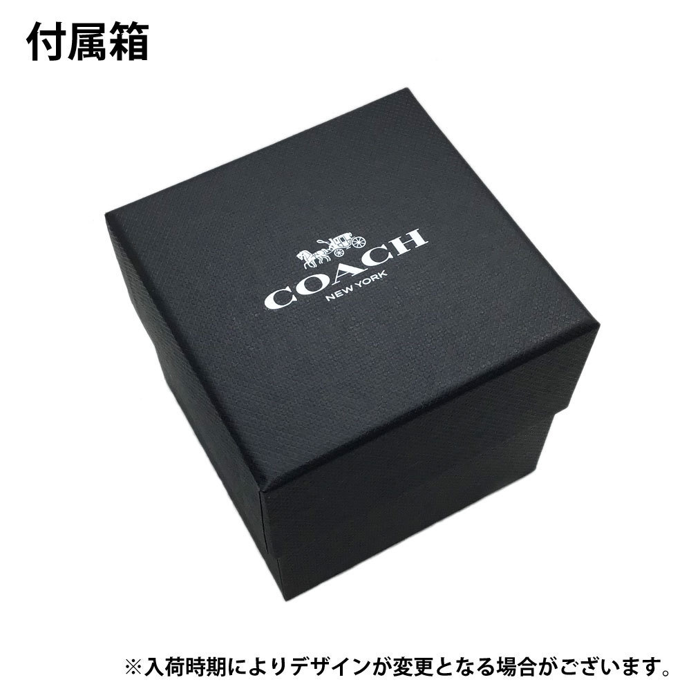 コーチ 腕時計 COACH チャールズ CHARLES シグネチャーベルト ブラック
