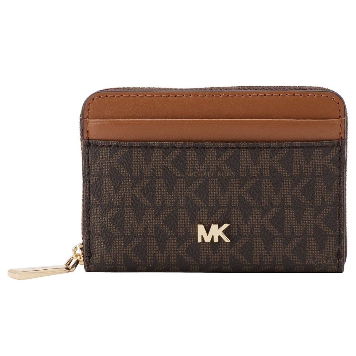 マイケルコース コインケース カードケース MICHAEL KORS BRN/ACORN MKロゴシグネチャー柄 MOTT 34F9GF6Z1B-252