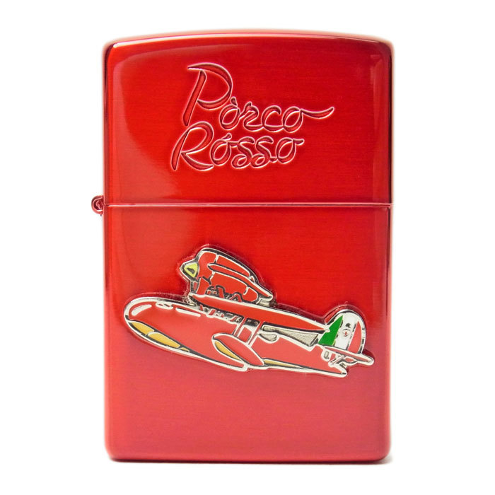 ZIPPO ジッポライター ジッポー スタジオジブリ 紅の豚 ポルコ赤2 NZ-24