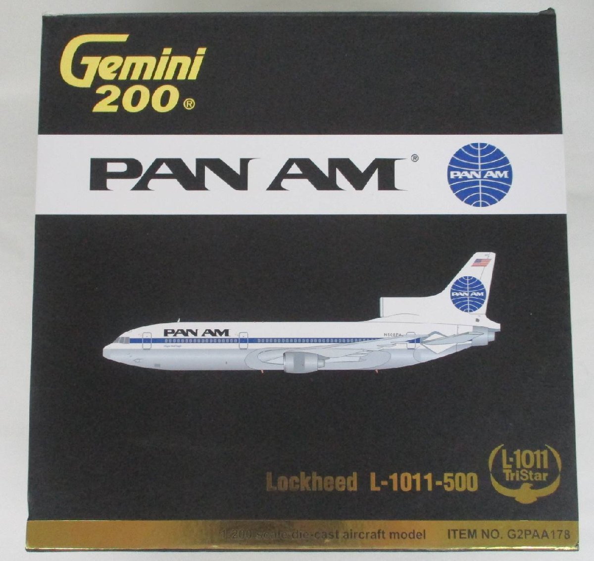 直売新品Gemini 200 1/200 PAN AM Lockheed L-1011-500 [G2PAA178]det052308 民間航空機