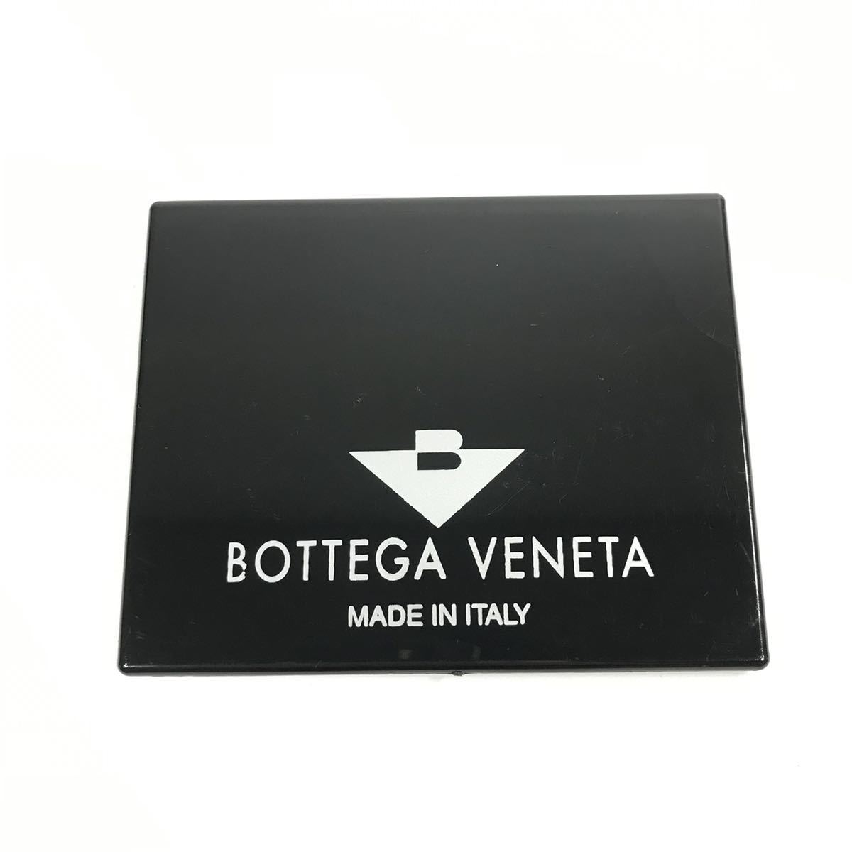 【ボッテガヴェネタ】本物 BOTTEGA VENETA コンパクトミラー 鏡 ロゴモチーフ 手鏡 メンズ レディース イタリア製 送料250円_画像1