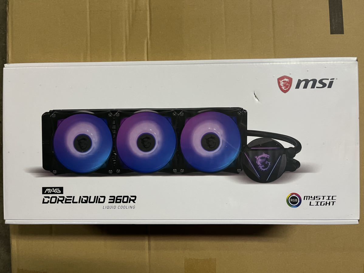 新品未開封☆MAG CORELIQUID 360R 簡易水冷CPUクーラー RGB www