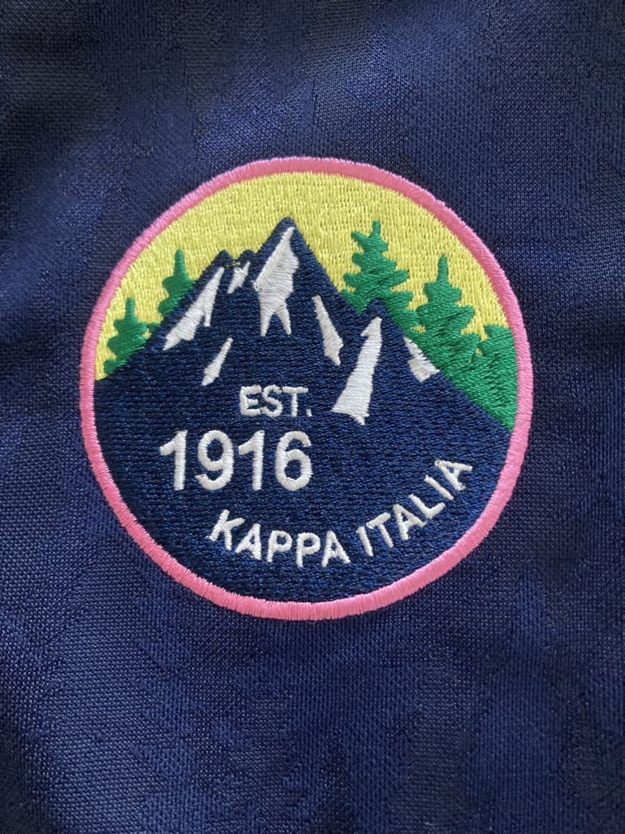  новый товар * не использовался Kappa Golf рубашка-поло с длинным рукавом * L * KG962LS71 темно-синий Kappa 
