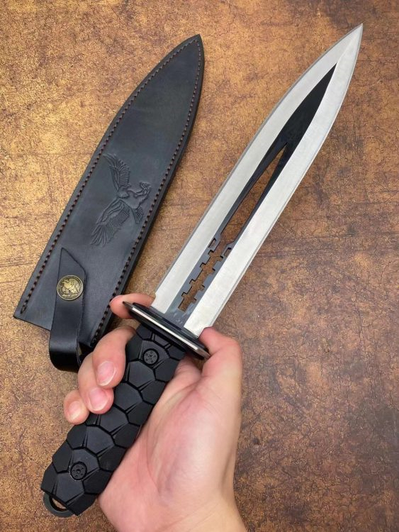 全長：38cm】狩猟ナイフ 止め刺し サバイバルナイフ シースナイフ
