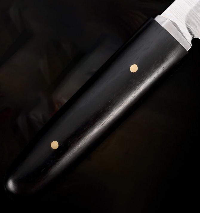 VG10ダマスカス鋼製】アウトドアナイフ サバイバルナイフ ケース 懐剣