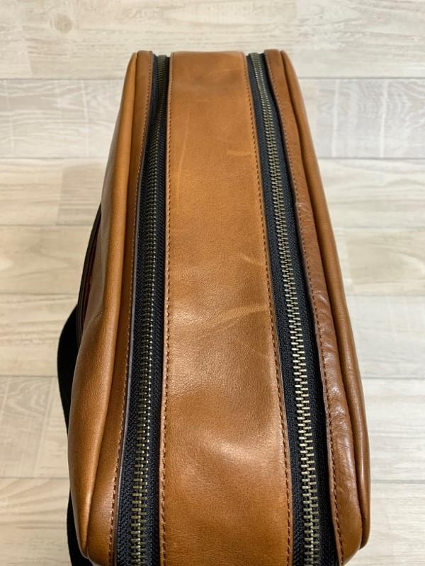 COACH/コーチ/ヘリテージ レザー フライト ショルダーバッグ ブリーカー/良質レザーショルダーバッグ/71373/ブラウン_画像6