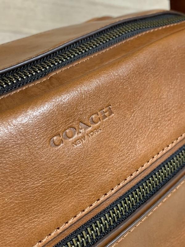 COACH/コーチ/ヘリテージ レザー フライト ショルダーバッグ ブリーカー/良質レザーショルダーバッグ/71373/ブラウン_画像4