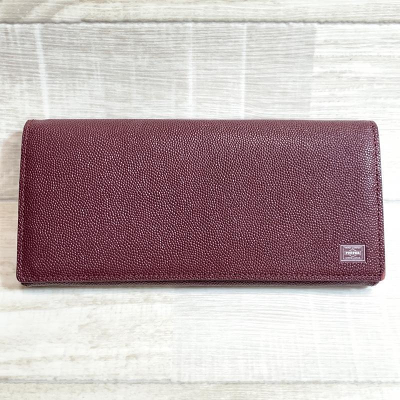 PORTER/ポーター/ABLE/エイブル/LONG WALLET/ロングウォレット/長財布/フラップ/二つ折り/ワインレッド系_画像1