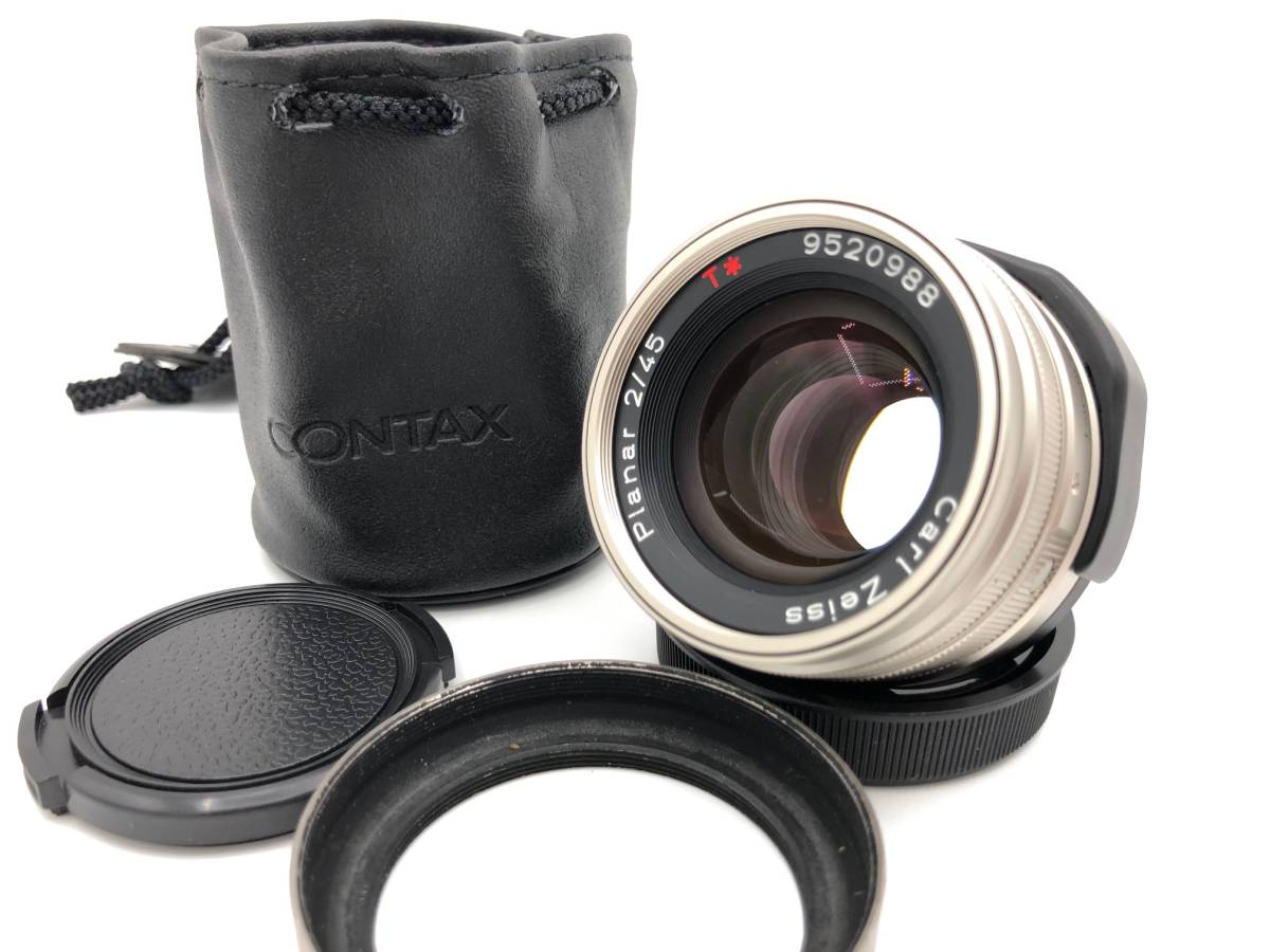 ☆美品 コンタックス CONTAX Carl Zeiss Planar T* 45mm F2 レンズ G1
