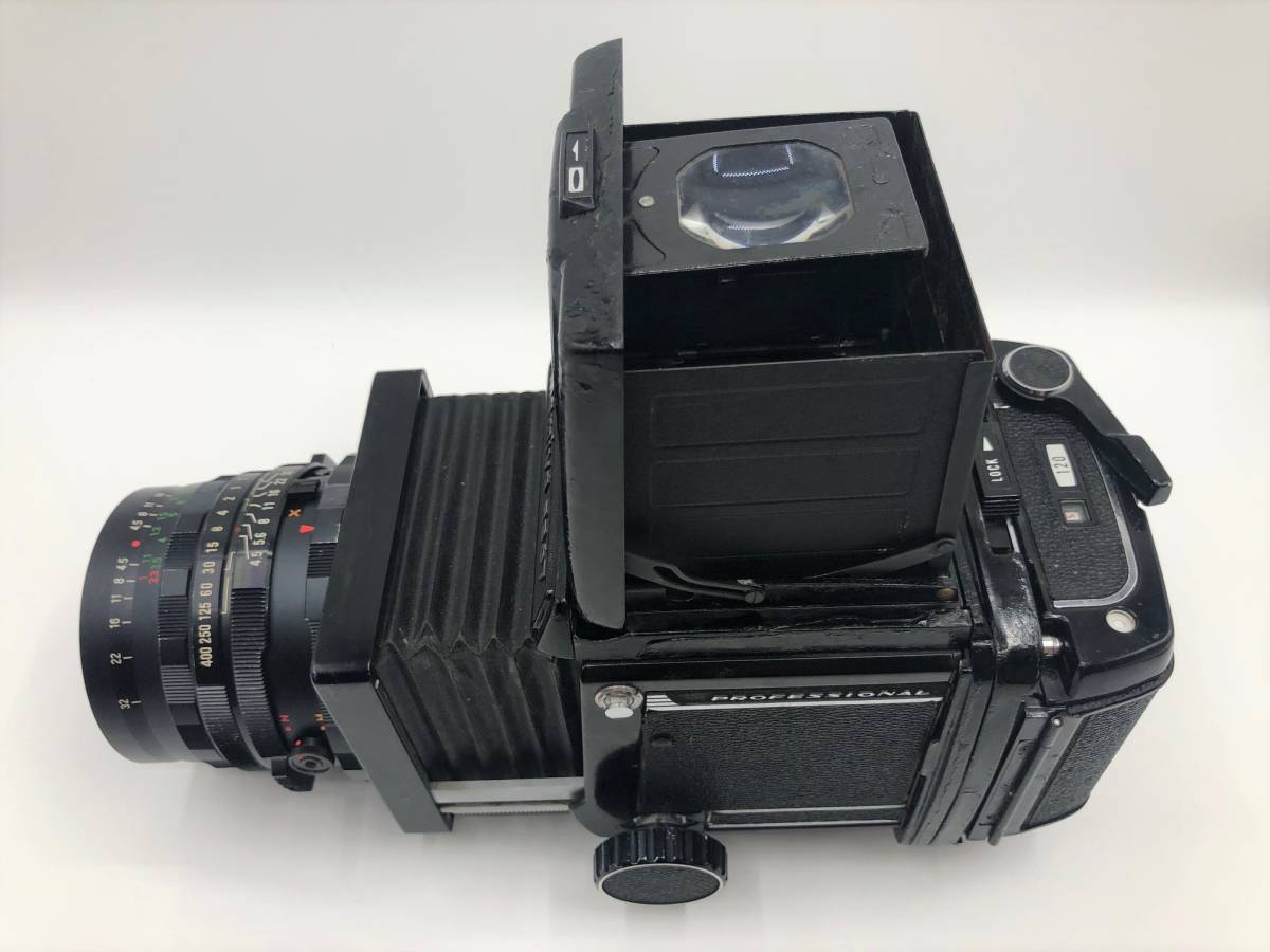 ★動作確認済 マミヤ Mamiya RB67 Pro 中判フィルムカメラ Sekor C 50mm f/4.5 レンズ　シャッター、絞り羽根 動作ＯＫ_画像5