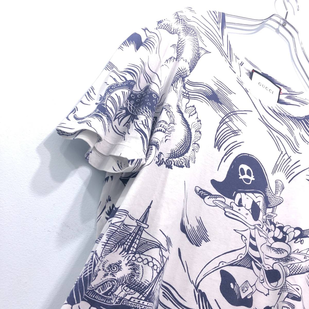 GUCCI×Disney】 ミケーレ期 ディズニー ドナルドダック パターン T