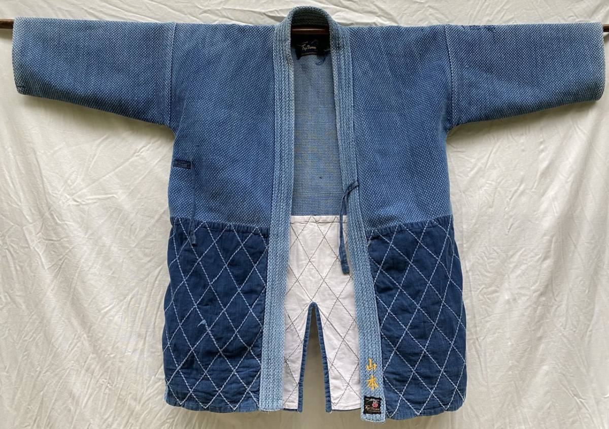 年中無休】 ジャパンヴィンテージ VINTAGE JAPAN 切り替え 刺し子 藍染