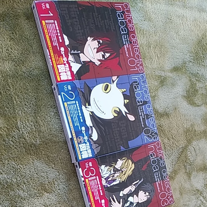 DVD キューティクル探偵因幡 Vol.1～3 [メディアファクトリー]　3枚セット