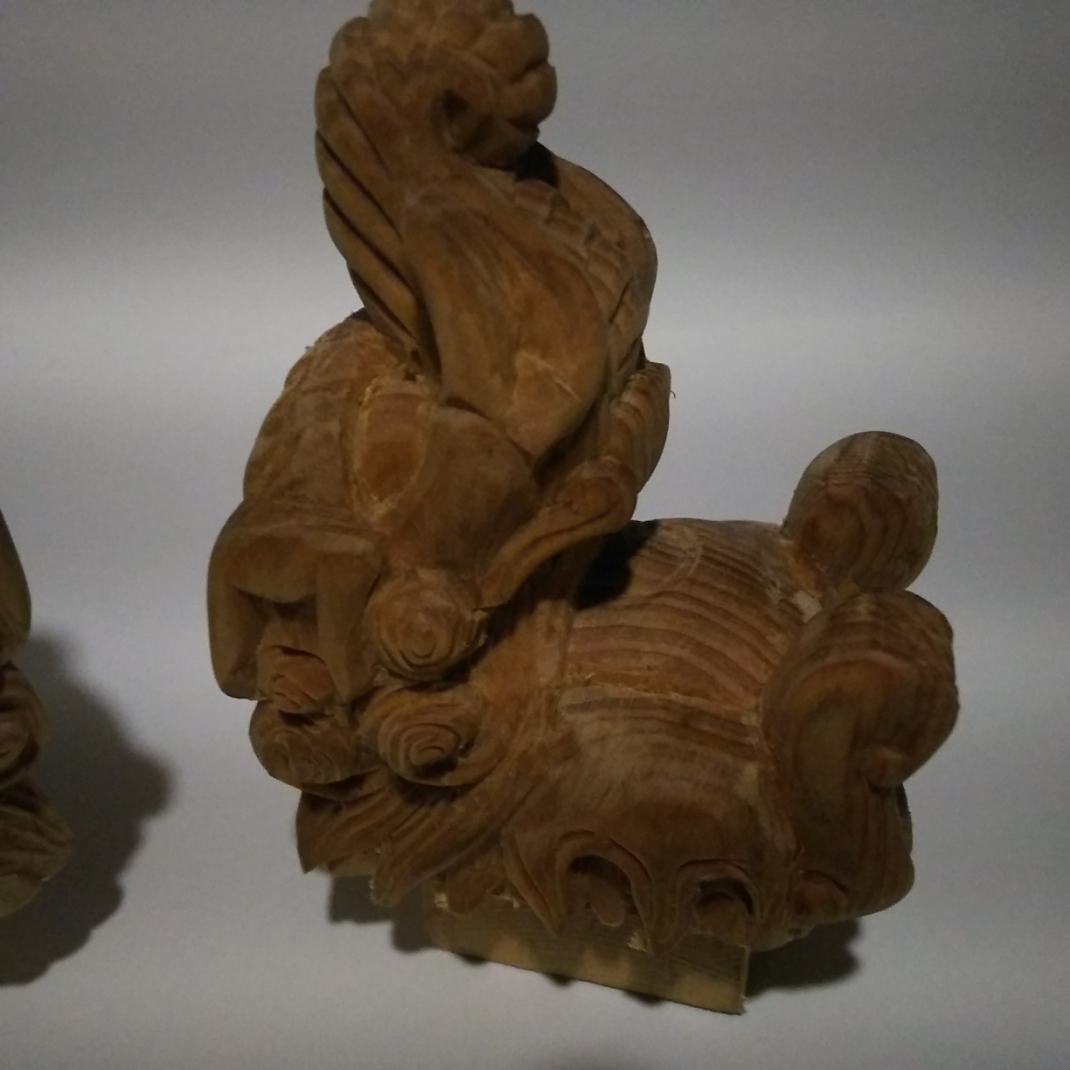 象鼻 分社寺仏閣、山車,だんぢり彫刻１組   雅虎