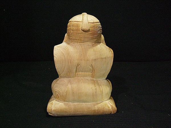 福助】 桧 幸運、縁起物 木彫り彫刻 25cm【341】 日本人形 福助】 桧 幸運、縁起物 木彫り彫刻 25cm【341】 日本人形