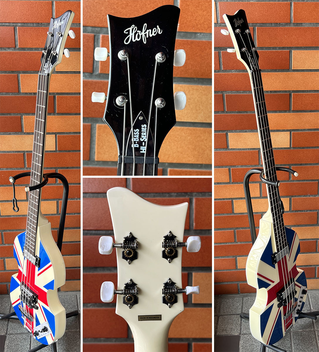 ○ Hofner Violin Bass B-BASS HI-SERIES ユニオンジャック柄 Union