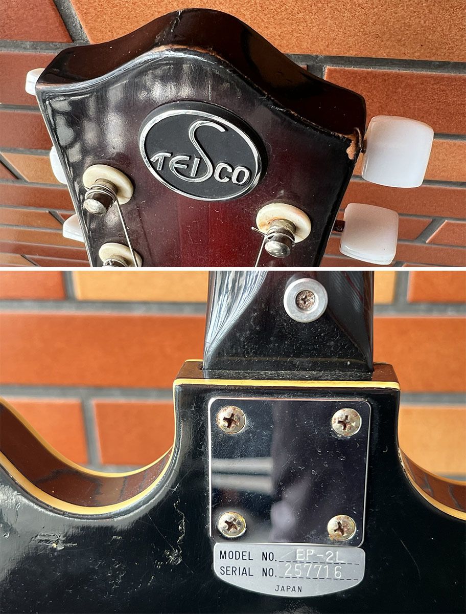 ○ TEISCO EP-2L 1960年後半? テスコ ビザールギター Japan ○ TEISCO EP-2L 1960年後半? テスコ ビザールギター Japan
